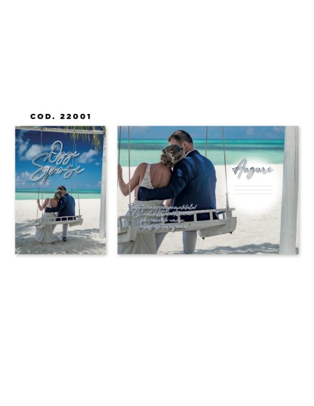 Kit ricarica Matrimonio / biglietti di auguri mod. Basic