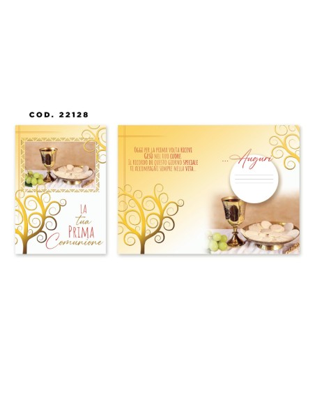 Kit ricarica Prima Comunione / biglietti di auguri mod. Basic