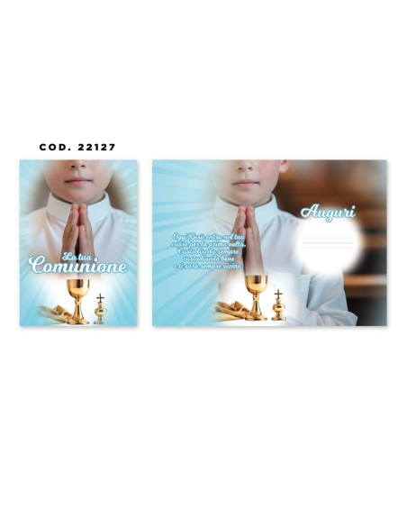 Kit ricarica Prima Comunione / biglietti di auguri mod. Basic