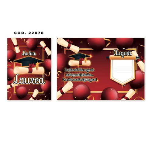 Kit ricarica Laurea / biglietti di...