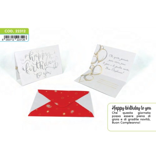 Kit ricarica Buon compleanno /...