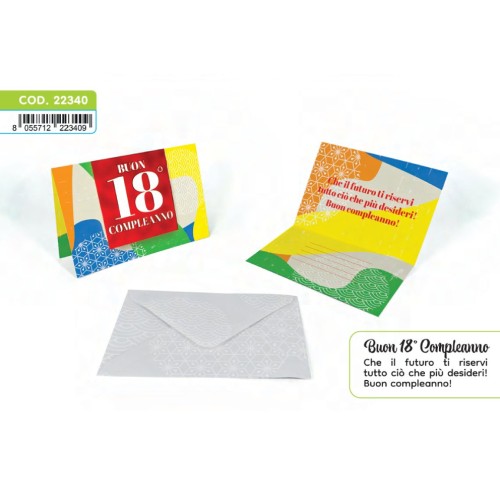 Kit ricarica 18 Anni / biglietti mod...