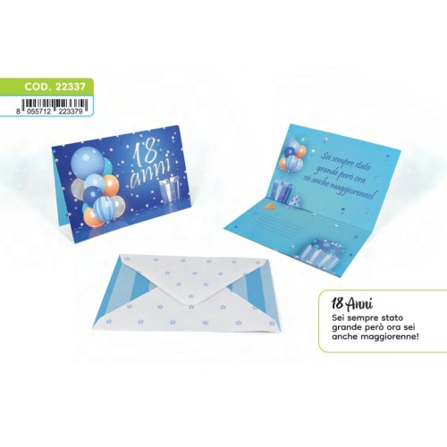 Kit ricarica 18 Anni / biglietti mod...