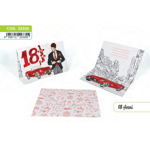 Kit ricarica 18 Anni / biglietti mod...