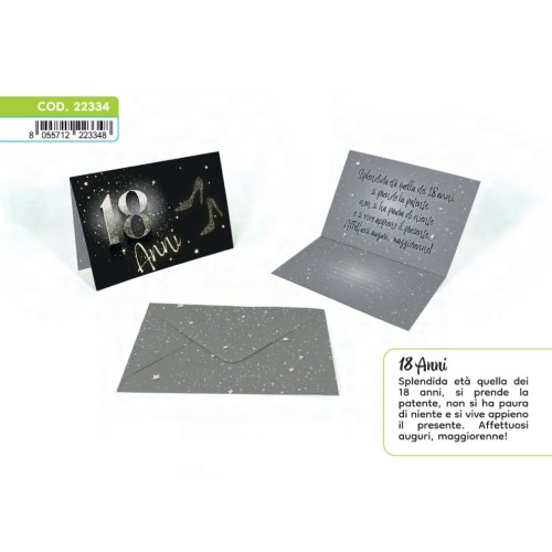 Kit ricarica 18 Anni / biglietti mod...