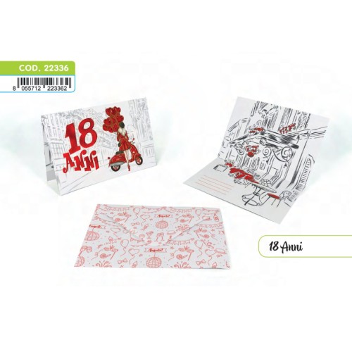 Kit ricarica 18 Anni / biglietti mod...