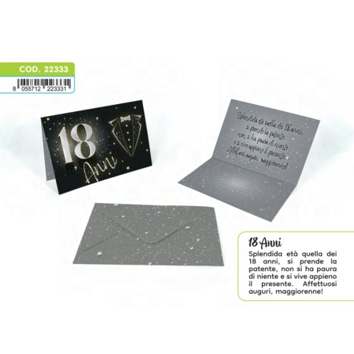 Kit ricarica 18 Anni / biglietti mod...