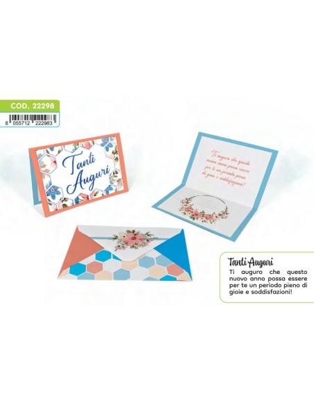 Kit ricarica Tanti auguri / biglietti mod. Deluxe
