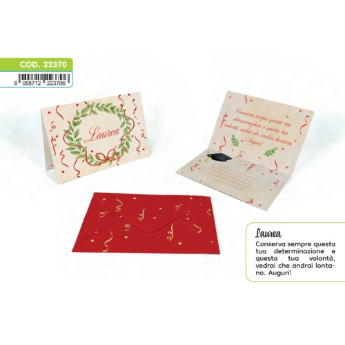 Kit ricarica Laurea / biglietti di...