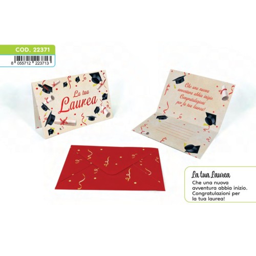 Kit ricarica Laurea / biglietti di...