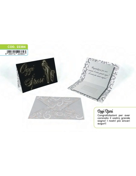 Kit ricarica Matrimonio / biglietti di auguri mod. Deluxe