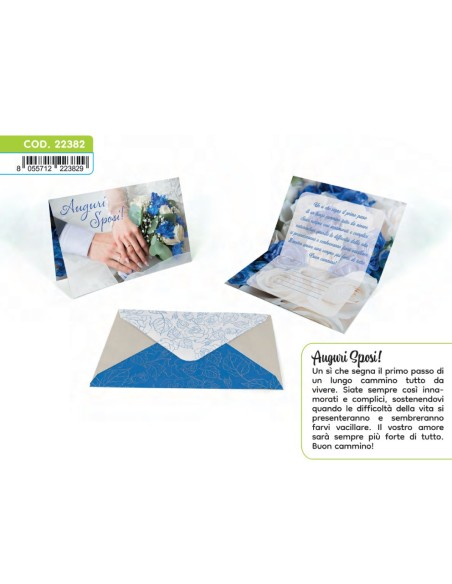 Kit ricarica Matrimonio / biglietti di auguri mod. Deluxe