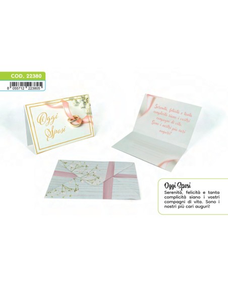 Kit ricarica Matrimonio / biglietti di auguri mod. Deluxe