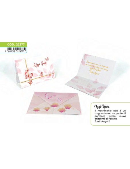 Kit ricarica Matrimonio / biglietti di auguri mod. Deluxe