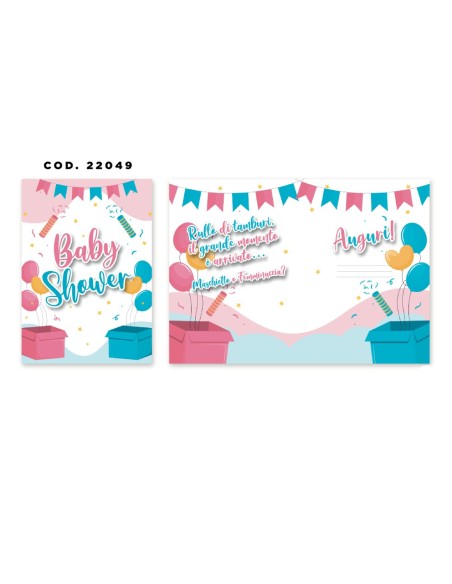 Kit ricarica Nascita / biglietti di auguri mod. Basic