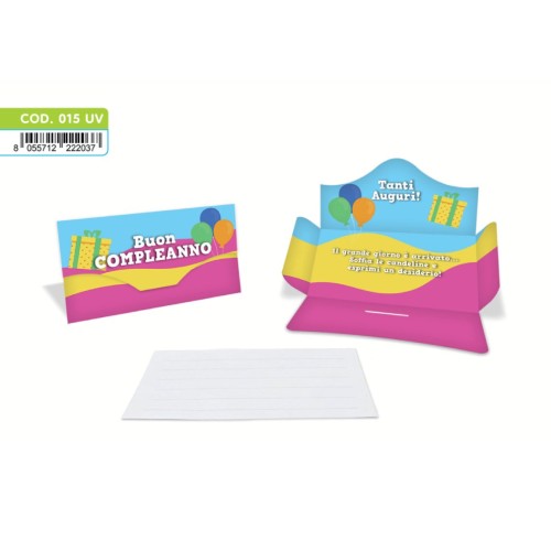 Kit ricarica Buon Compleanno / Porta...
