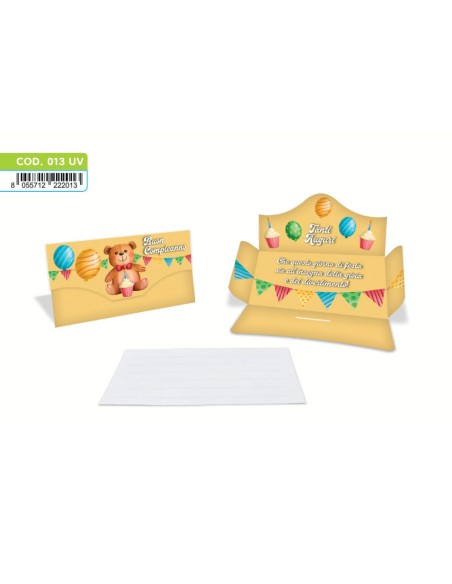 Kit ricarica Buon Compleanno / Porta Soldi Basic