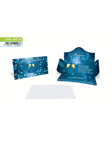 Kit ricarica Buon Compleanno / Porta Soldi Basic