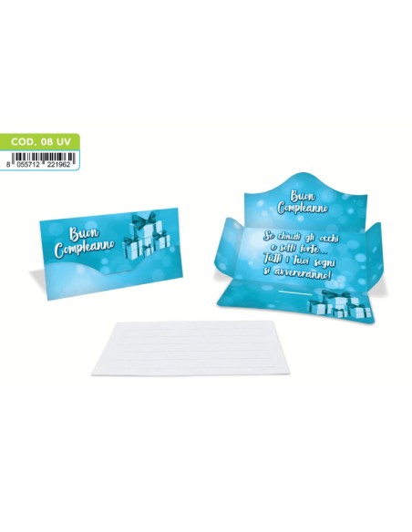 Kit ricarica Buon Compleanno / Porta Soldi Basic