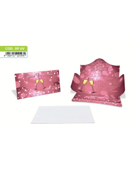 Kit ricarica Buon Compleanno / Porta Soldi Basic