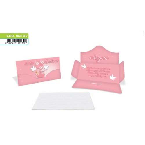 Kit ricarica Battesimo / Porta Soldi...