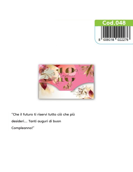 kit ricarica 18 Anni / Porta Soldi Deluxe