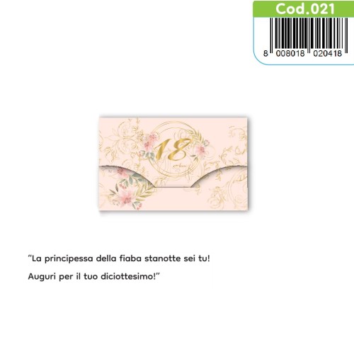 kit ricarica 18 Anni / Porta Soldi...