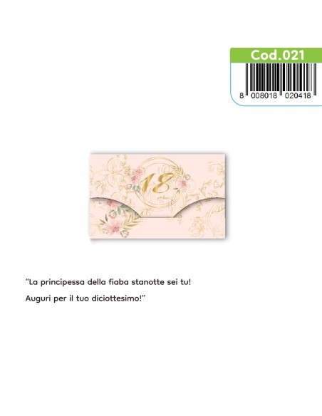 kit ricarica 18 Anni / Porta Soldi Deluxe