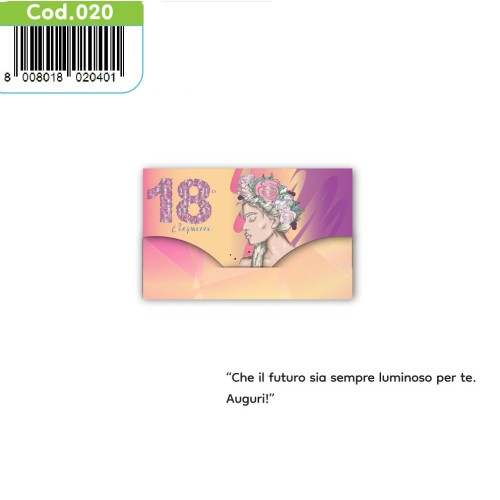 kit ricarica 18 Anni / Porta Soldi...