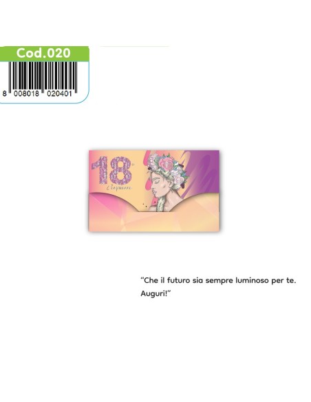 kit ricarica 18 Anni / Porta Soldi Deluxe