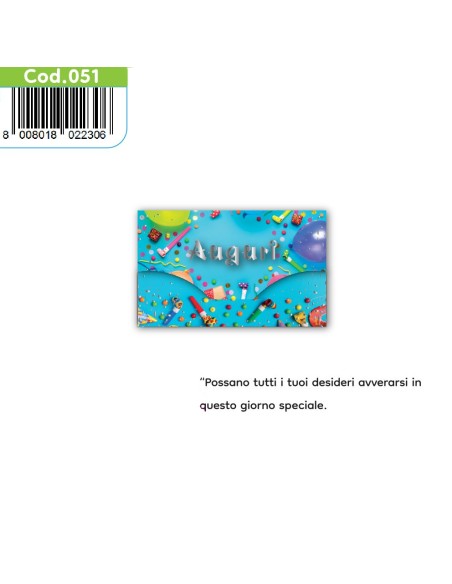 Kit ricarica Auguri / Porta Soldi Deluxe