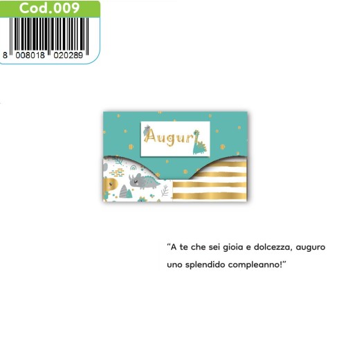 Kit ricarica Auguri / Porta Soldi Deluxe