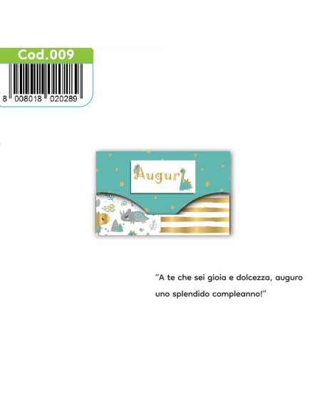 Kit ricarica Auguri / Porta Soldi Deluxe