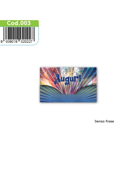 Kit ricarica Auguri / Porta Soldi Deluxe