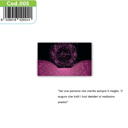 Kit ricarica Auguri / Porta Soldi Deluxe