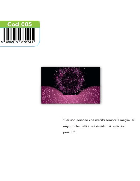 Kit ricarica Auguri / Porta Soldi Deluxe