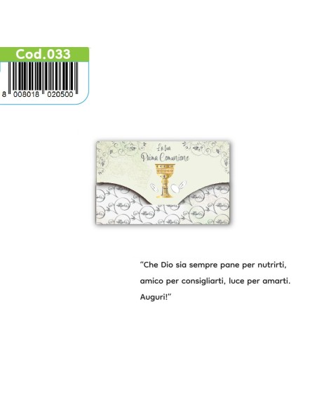 Kit ricarica Comunione e Cresima / Porta Soldi Deluxe