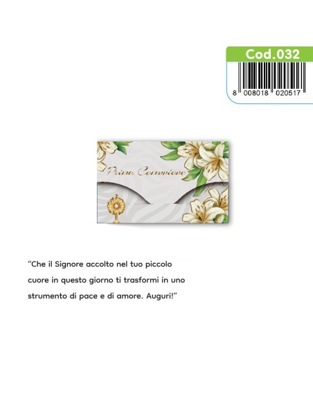 Kit ricarica Comunione e Cresima / Porta Soldi Deluxe