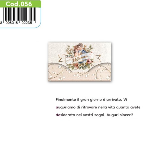 Kit ricarica Matrimonio / Porta Soldi...