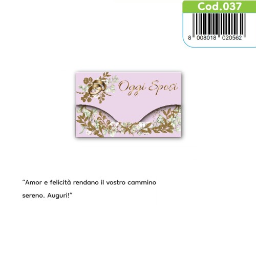 Kit ricarica Matrimonio / Porta Soldi...