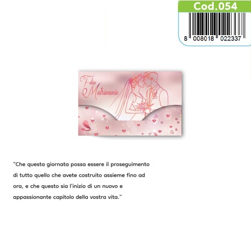 Kit ricarica Matrimonio / Porta Soldi...