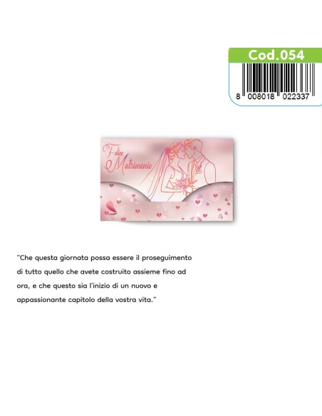 Kit ricarica Matrimonio / Porta Soldi Deluxe