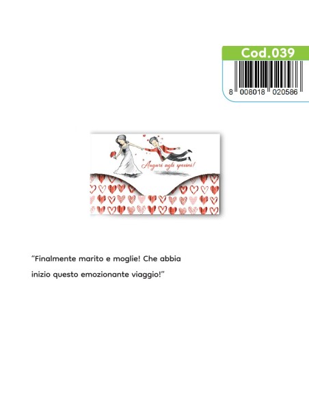 Kit ricarica Matrimonio / Porta Soldi Deluxe