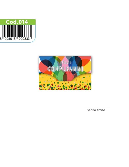 Kit ricarica Compleanno / Porta Soldi Deluxe