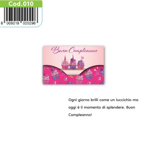 Kit ricarica Compleanno / Porta Soldi...