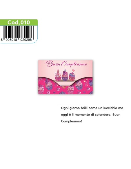 Kit ricarica Compleanno / Porta Soldi Deluxe