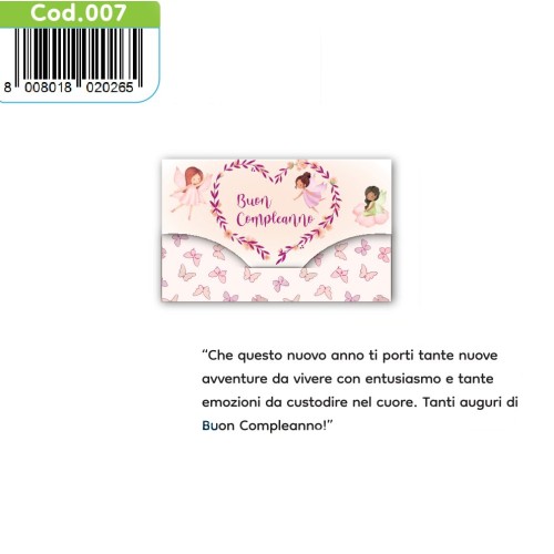 Kit ricarica Compleanno / Porta Soldi...