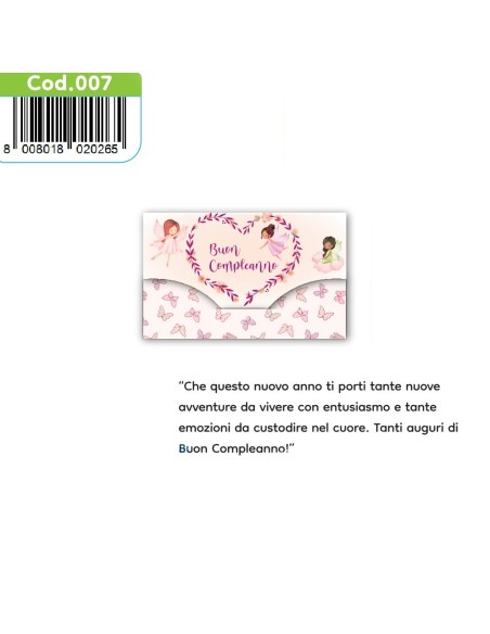 Kit ricarica Compleanno / Porta Soldi Deluxe