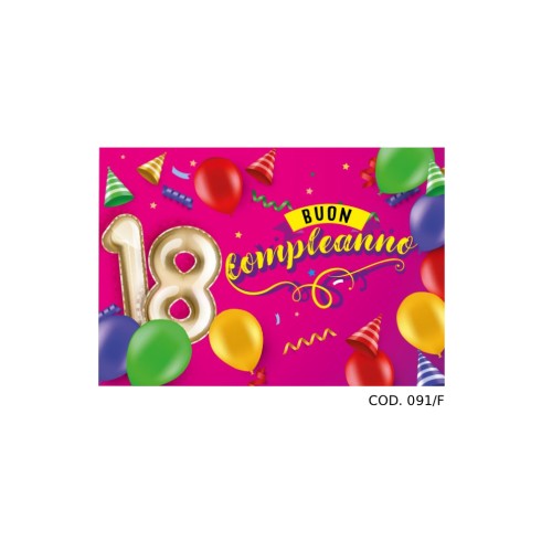 Kit ricarica 18 Anni / biglietti di...