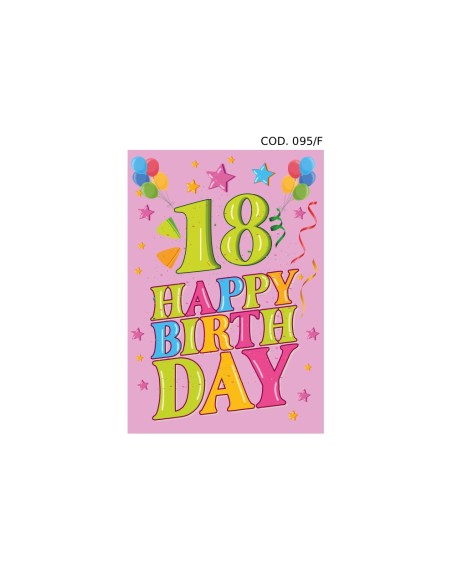 Kit ricarica 18 Anni / biglietti di auguri mod. Flash